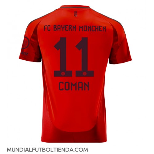 Camiseta Bayern Munich Kingsley Coman #11 Primera Equipación Replica 2024-25 mangas cortas